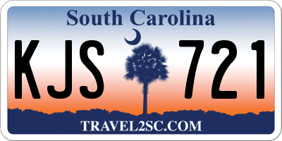 SC license plate KJS721