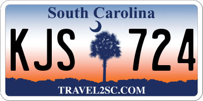 SC license plate KJS724