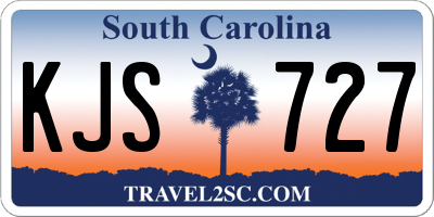 SC license plate KJS727