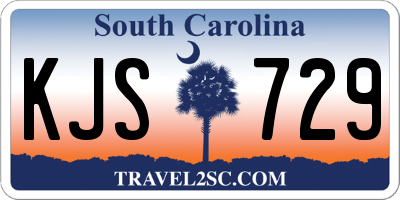 SC license plate KJS729