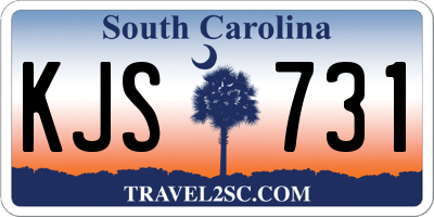 SC license plate KJS731