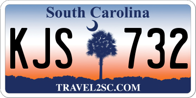 SC license plate KJS732
