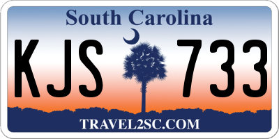 SC license plate KJS733