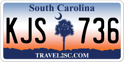SC license plate KJS736