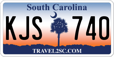 SC license plate KJS740