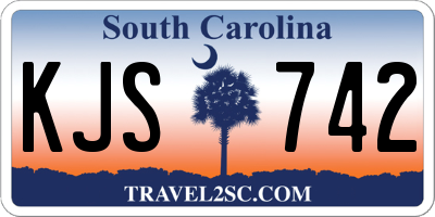 SC license plate KJS742