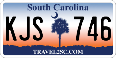 SC license plate KJS746