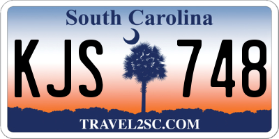 SC license plate KJS748