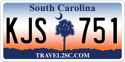 SC license plate KJS751
