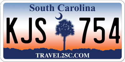 SC license plate KJS754