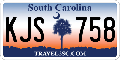 SC license plate KJS758