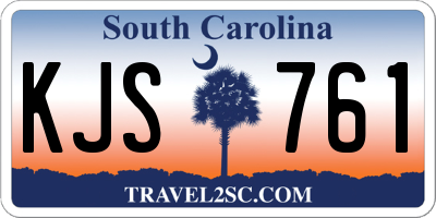 SC license plate KJS761