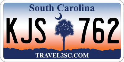 SC license plate KJS762