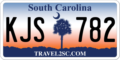 SC license plate KJS782