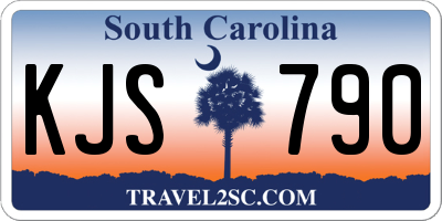 SC license plate KJS790