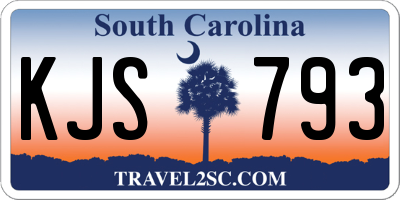 SC license plate KJS793