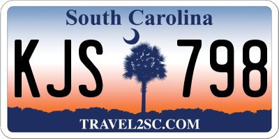 SC license plate KJS798