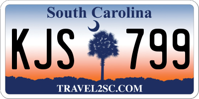 SC license plate KJS799