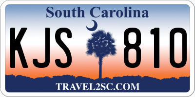 SC license plate KJS810