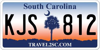 SC license plate KJS812