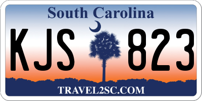 SC license plate KJS823