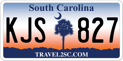 SC license plate KJS827