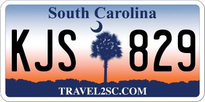 SC license plate KJS829