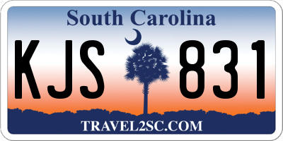 SC license plate KJS831