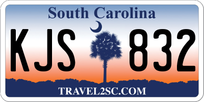 SC license plate KJS832