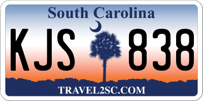 SC license plate KJS838