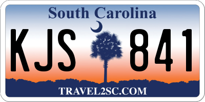 SC license plate KJS841