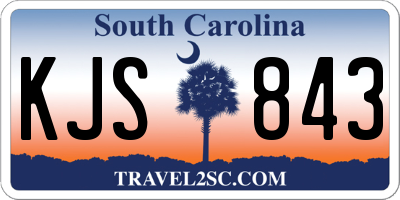 SC license plate KJS843