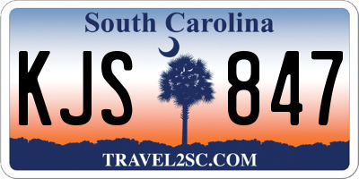 SC license plate KJS847