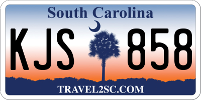 SC license plate KJS858