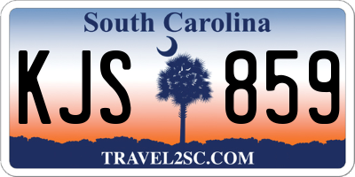 SC license plate KJS859