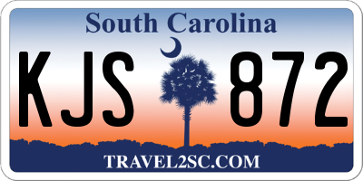 SC license plate KJS872