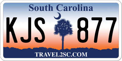 SC license plate KJS877
