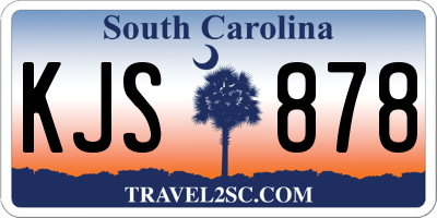 SC license plate KJS878
