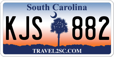 SC license plate KJS882