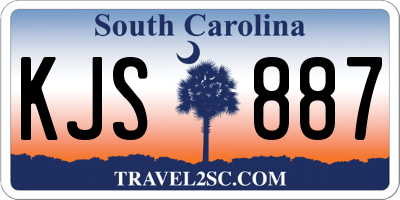 SC license plate KJS887