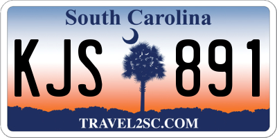 SC license plate KJS891