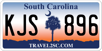 SC license plate KJS896
