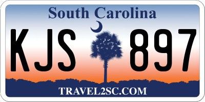 SC license plate KJS897