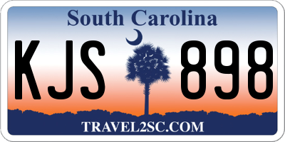 SC license plate KJS898