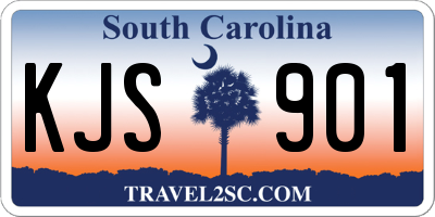 SC license plate KJS901