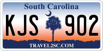SC license plate KJS902