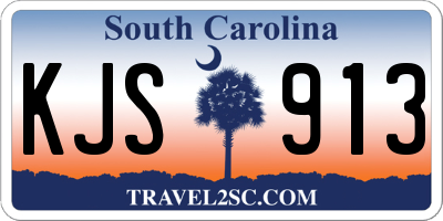 SC license plate KJS913