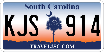 SC license plate KJS914