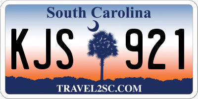 SC license plate KJS921