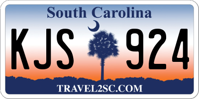 SC license plate KJS924
